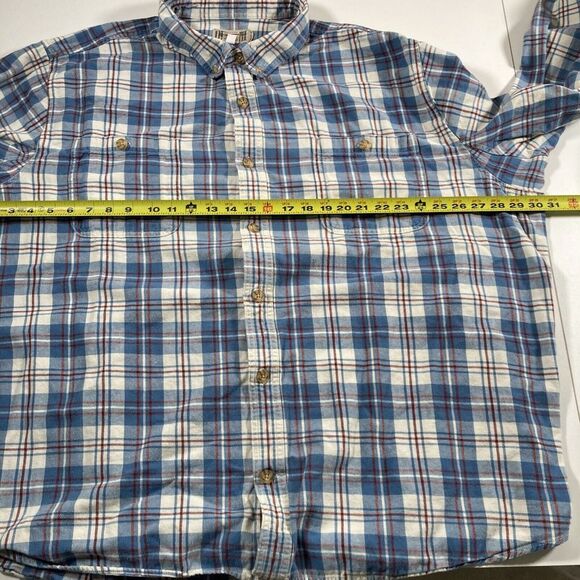 Duluth‎ Trading Shirt Flannel Shirt 4XL Plaid Free Swingin Outdoor Lumberjack - Picture 7 of 9